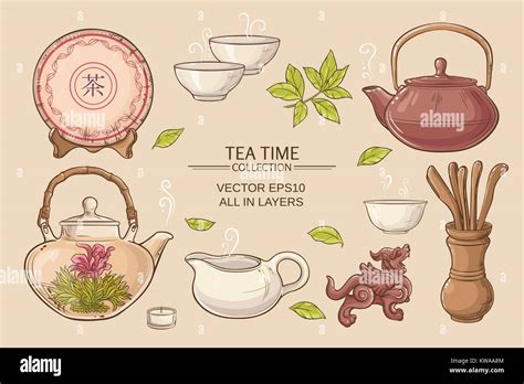 Tea Ceremony Set Stock Vector Image And Art Alamy