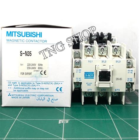 S N35 SN35 lth 60A 220VAC ยหอ MITSUBISHI แมกเนตก คอนแทคเตอร