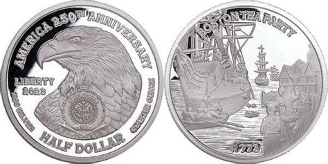 Dollar Charles Iii Boston Tea Party Niue Numista