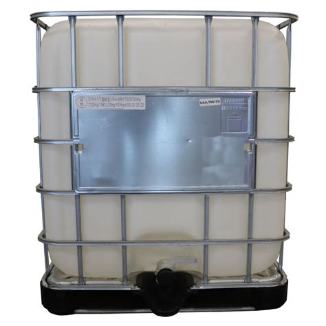 Gallon Reconditioned Ibc Tote Steel Cage Pallet W Valve Black