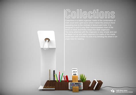 collections table organizer  behance