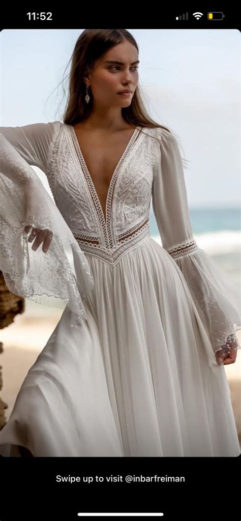 Inbar Freiman Wedding Gowns Boho Chic Wedding Dress Wedding