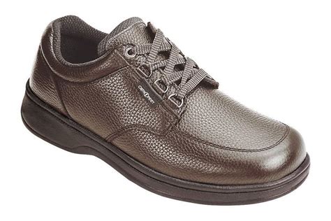 Orthofeet 420w075 Mens Comfort Speed Lace Full Grain Leather Formal