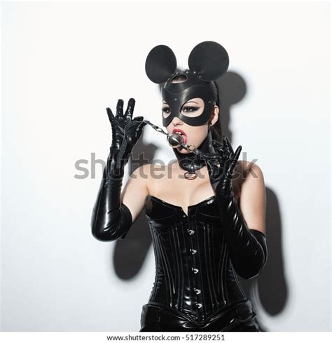 Beautiful Dominant Brunette Vamp Mistress Girl Stock Photo Edit Now