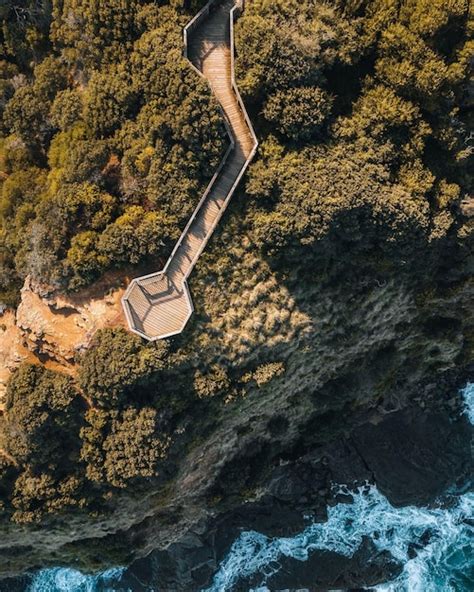 Premium Photo | An aerial symphony of sand and sea where the whispers ...