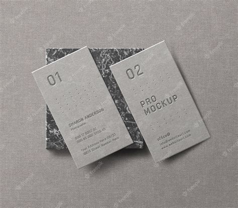 Premium Psd Elegant Business Card Mockup