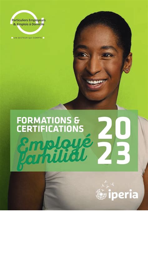 Employé familial Catalogue des formations et certifications 2023