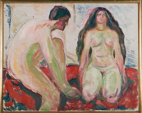 Naked Man And Woman Edvard Munch Artwork On Useum