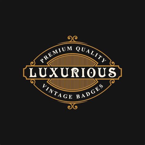 Premium Vector Vintage Luxury Ornament Logo Template