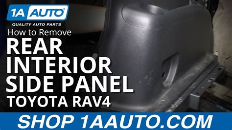 How To Remove Rear Interior Side Panel 05 16 Toyota RAV4 YouTube