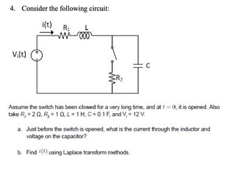 Answered Consider The Following Circuit I T Bartleby