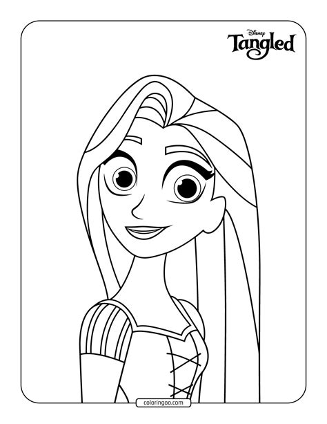 repunzle coloring pages 5