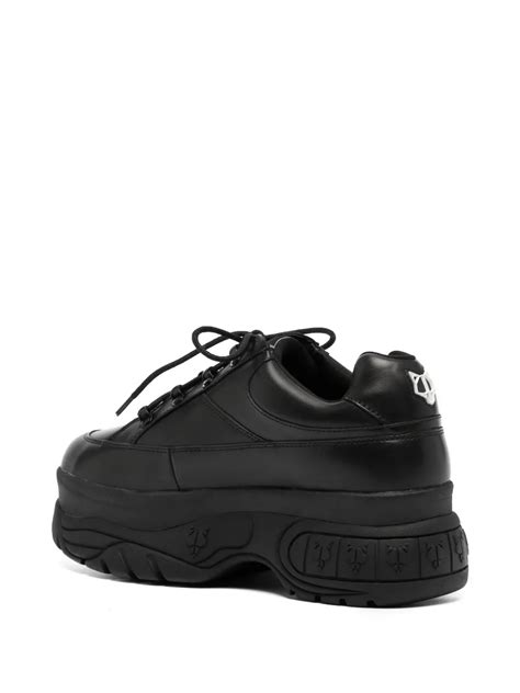 NAKED WOLFE Chunky Lace Up Sneakers Black FARFETCH
