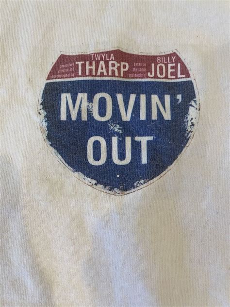 Vintage Twyla Tharp Billy Joel Movin' Out White Tank. - Gem