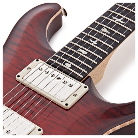 SOLD PRS CE24 57 08 S Ebony Fingerboard Fire Red Burst 0357862