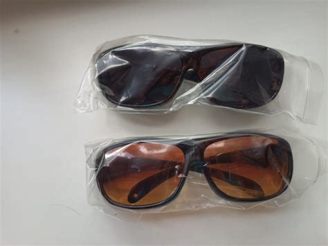 Антибликовые очки HD Vision Wrap Arounds Очки солнцезащитные, антифары ...