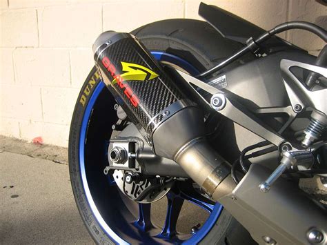 Graves Motorsports Yamaha R1 FZ 10 Cat Back Slip On Exhaust Carbon