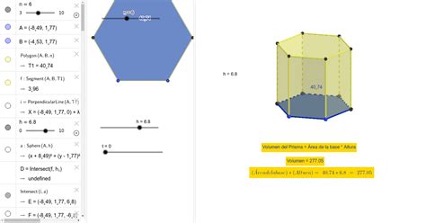 Volumen De Un Prisma Geogebra