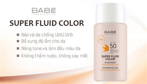 Kem Ch Ng N Ng N Ng Tone Babe Super Fluid Color Sunscreen Spf Edbeauty