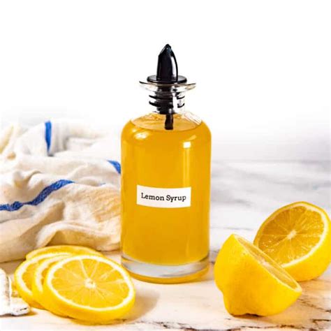 The Best Lemon Syrup Recipe - The Flavor Bender