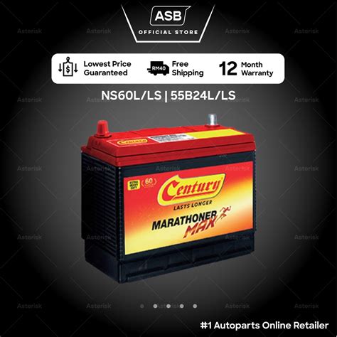 Century Battery Ns L Ns S Car Battery Bateri Ns L B L Bateri