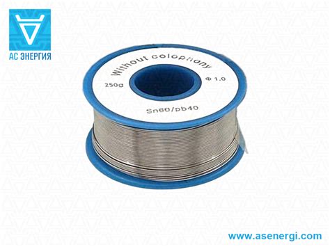 Припой Sn60 Pb40 катушка – АС Енергія