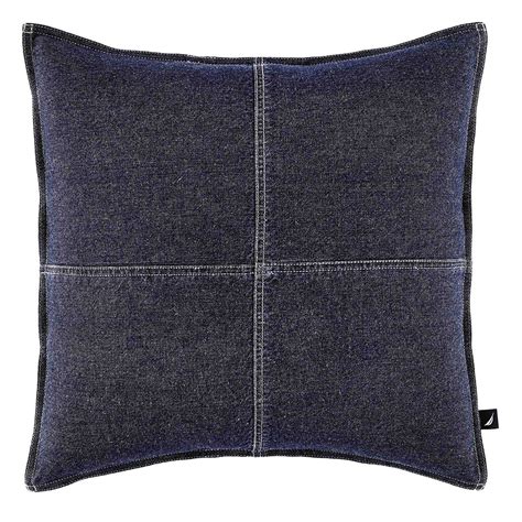 Nautica Seaward Denim 18 Inch Decorative Pillow Check This Awesome