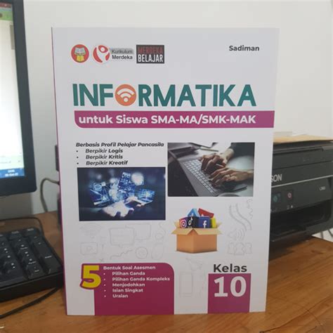 Jual BUKU INFORMATIKA UNTUK SISWA SMA MA SMK MAK KELAS 10 KUR MERDEKA