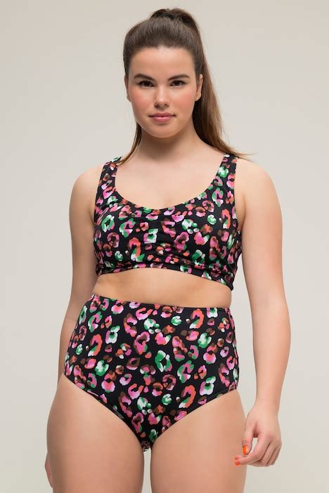 Bikini Slip HighWaist Color Leo Bikinis Tankinis Bademode