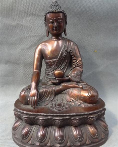 Song Voge Gem S China Pure Bronze Buddhism Shakyamuni Buddha