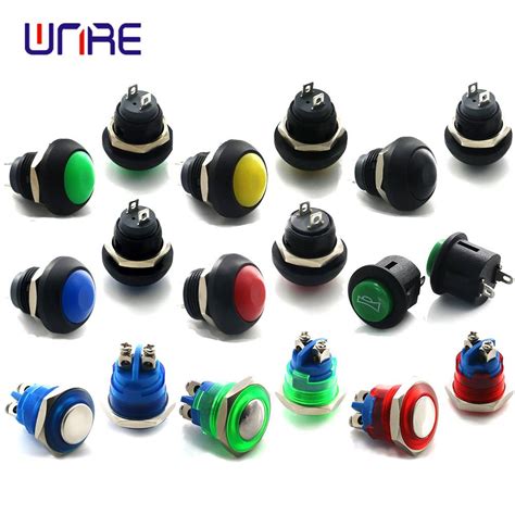 Cina 12mm 16mm 19mm 22mm 25mm Latching Momentary Waterproof Illuminasi Metal Push Button Switch