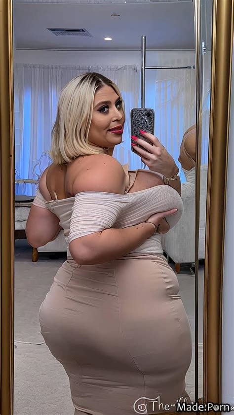 Porn Image Of Serious Platinum Blonde Long Hair Photo Stockings Latex Created By AI