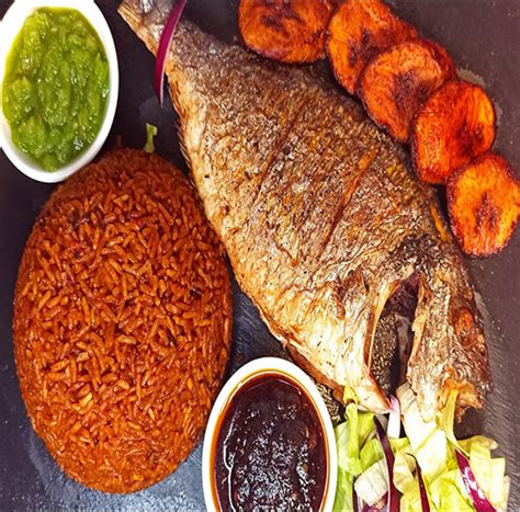 Jollof Rice With Fried Fish Tasty Menu Hub