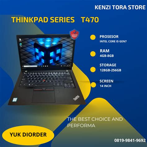 Jual Laptop Lenovo Thinkpad T470 Core I5 Gen7 Ram 8gb Ssd 256gb Murah Meriah Shopee Indonesia