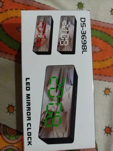 Led mirror clock at Rs 300 | Light Emitting Diode Digital Clock in New ...