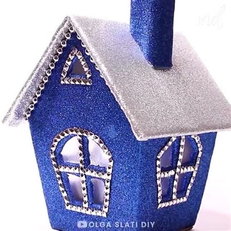 Декоративные домики из картона и фоамирана | Интересный контент в ...