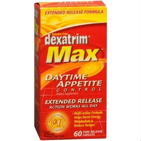 Dexatrim Max Daytime Appetite Control 60 Caplets by CHATTEM LABS ...