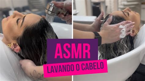 Asmr Lavando Meu Cabelo Youtube