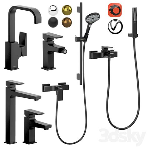 HANSGROHE Set 3 | Rainfinity | Metropol | - Faucet - 3D model