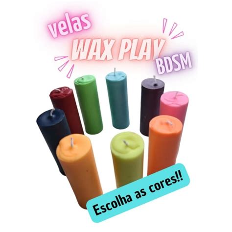 Vela Para Wax Play Bdsm Bondage Jogo Cera Sex Candle Vela De Baixa Temperatura