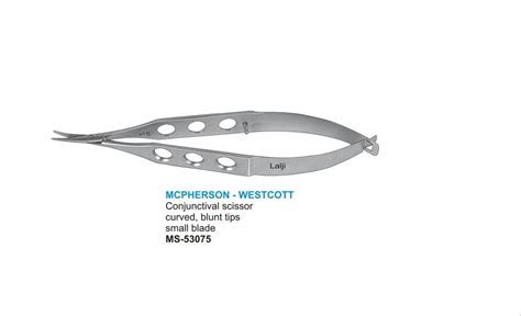 LALJI Mcpherson Westcott Conjunctival Scissors For Hospital At Rs 350