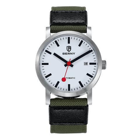 BERNY-Men Automatic Railroad Watch V2-AM138M – BERNY® WATCH Official Store
