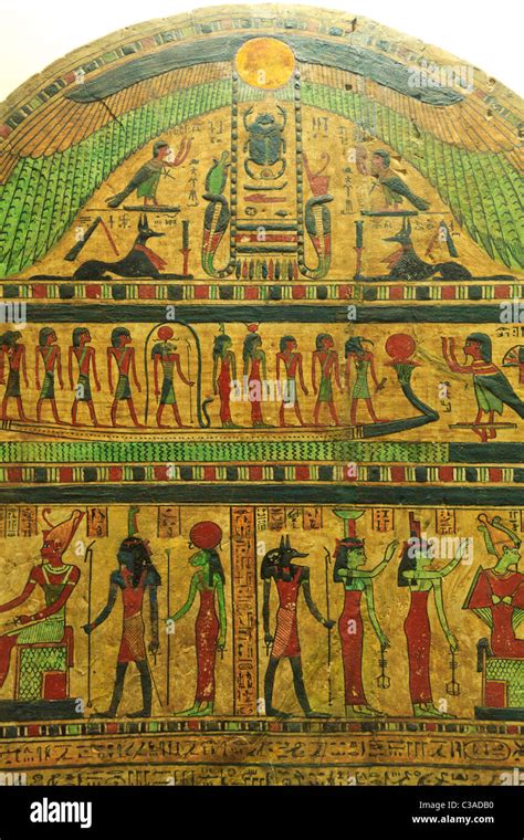 Egyptian Art, Louvre Museum, Paris Stock Photo - Alamy