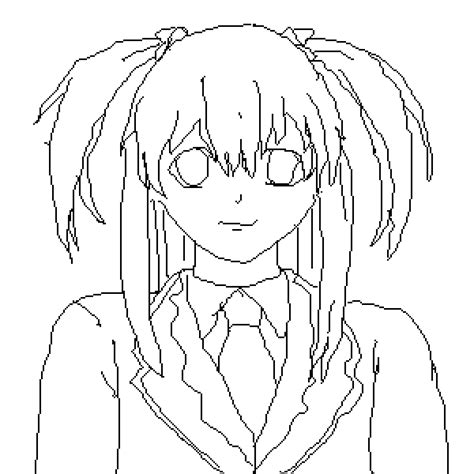 Pixilart Anime Girl Base By Mindee24