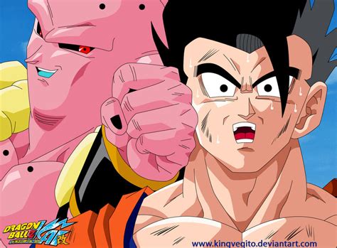 Super Buu Vs Gohan By Kingvegito On Deviantart