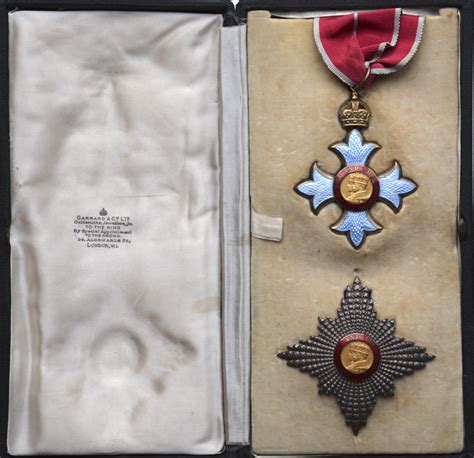 Great Britain Order Set The Most Excellent Order Of The British Empire