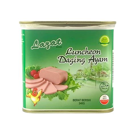 Lazat Chicken Luncheon Meat 340g Shopifull