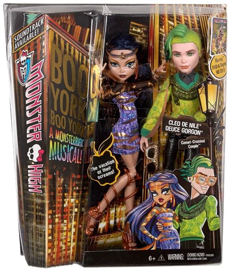 Набор Монстр Хай Клео Де Нил и мальчик Дьюс Горгон городская интрига Бу ...