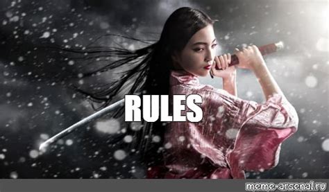 Meme: "RULES" - All Templates - Meme-arsenal.com