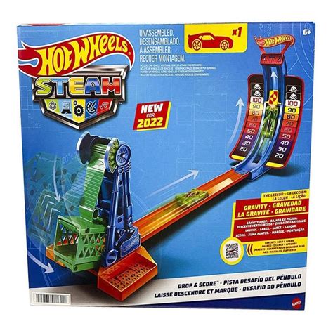 Hot Wheels Steam Pista Desafio Do Pendulo Mattel Hdy47 Shopee Brasil